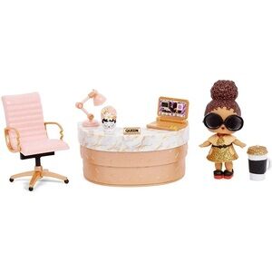 LOL Surprise SCHOOL OFFICE Furniture Boss Queens Series 3 Furniture Set NEW